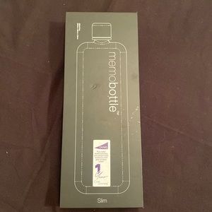 NIB Memo bottle slim clear